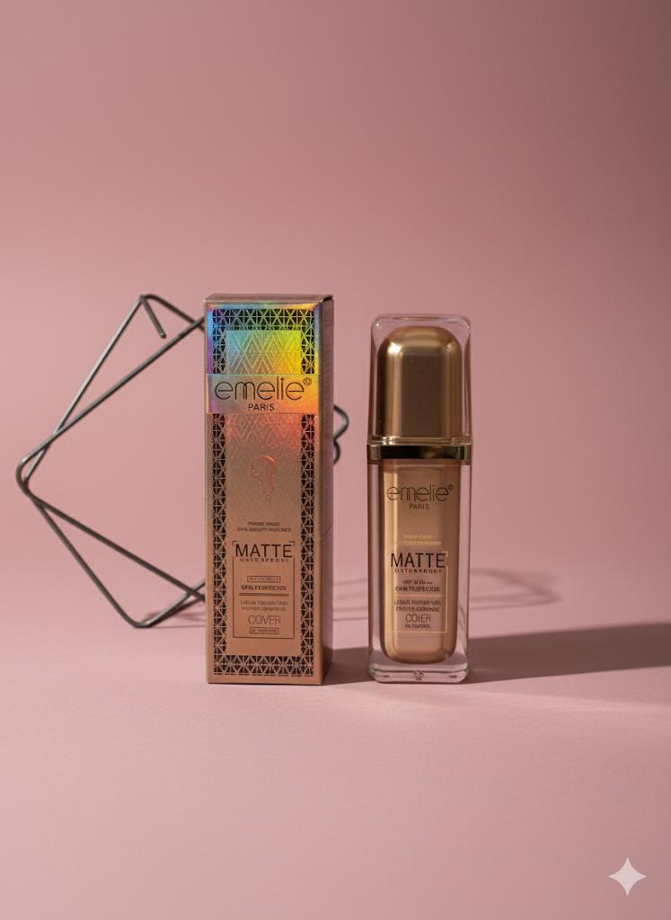 Emelie Paris Matte Waterproof Liquid Foundation